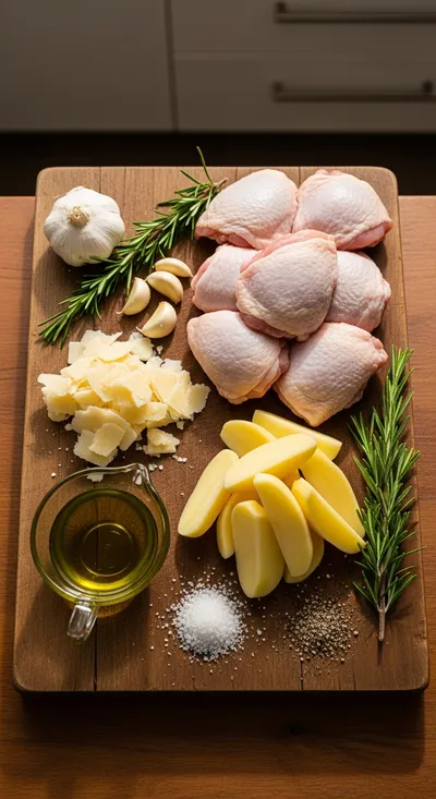 Slow Cooker Parmesan Garlic Chicken and Potatoes - cooking process